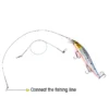 Steel Wire Leader With Swivel 50Pcs