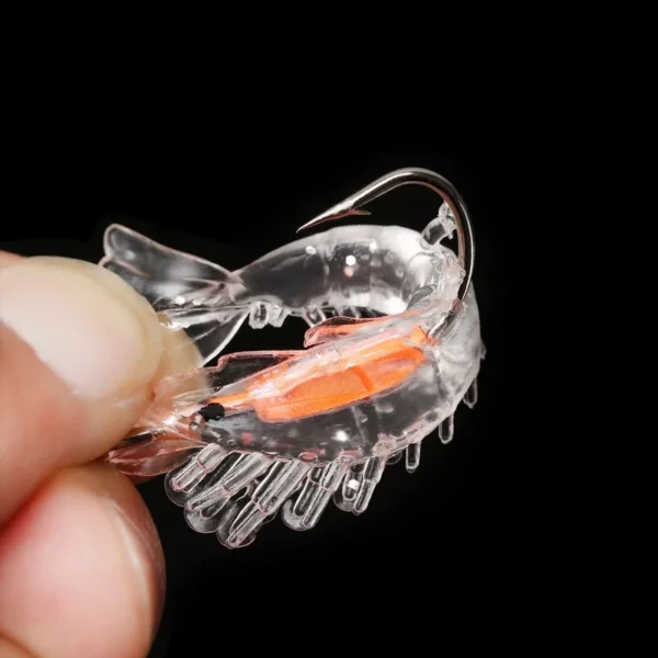 658e1861ff097436d1922d665f28b091.webp Lead Shrimp Lure with Hook 6cm 3g