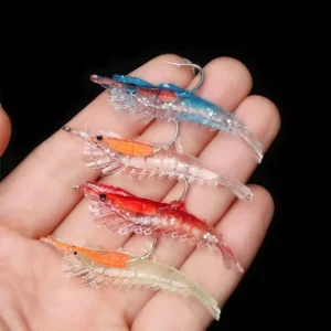 Lead Shrimp Lure with Hook 6cm 3g