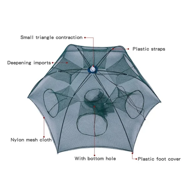 Rectangular Foldable Fish Trap