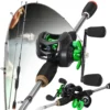 Ultra Carbon Fiber Casting Fishing Rod and Baitcasting Reel Set 2