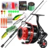 ph-11134207-7ra0l-mbdhm91wfp0xa4.webp Random Carbon Fiber 2 Section Spinning Fishing Rod and Reel Set