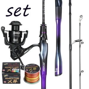 Random Spinning Fishing Rod and Reel Set