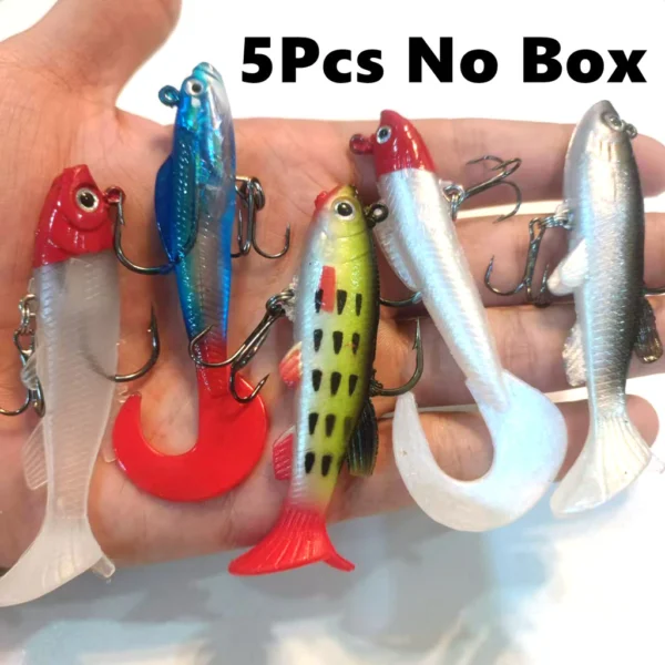 sg-11134201-7rffy-m47oafno2gd3d7.webp Lifelike Curl Paddle Tail Swimbaits with Treble Hook 5Pcs