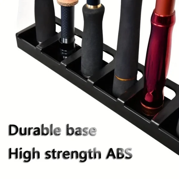 Wall Mounted Fishing Rod Rack 6 Slots