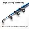 Telescopic Fishing Rod with Spinning Reel and Lure Set